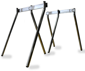 Tripod trestles for office desk